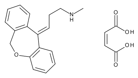 (E)-3-(Dibenzo[b,e]oxepin-11(6H)-ylidene)-N-methylpropan-1-amine Maleate (Desmethyldoxepin Maleate)
