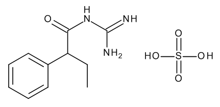 2-Ethyl-2-phenalacetylguanidine Sulphate - CAS No. n@/a 2-Ethyl-2-phenalacetylguanidine Sulphate