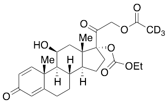 Prednisolone 17-(Ethyl Carbonate) 21-Acetate-d3