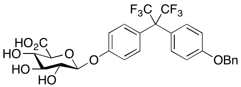 4,4'-[2,2,2-Trifluoro-1-(trifluoromethyl)ethylidene]-O-benzyl Mono-beta-D-glucuronide
