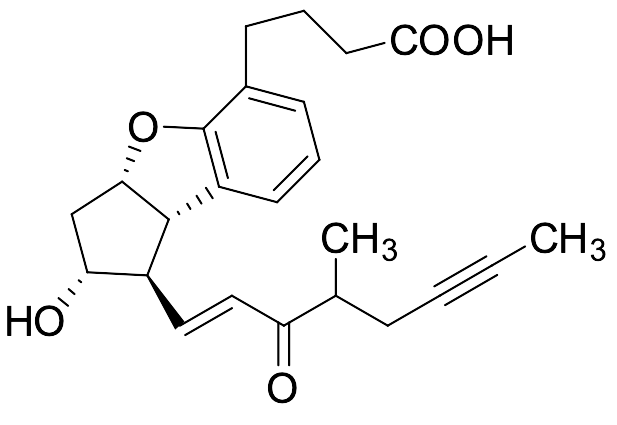 4-((1R,2R,3aS,8bS)-2-Hydroxy-1-((E)-4-methyl-3-oxooct-1-en-6-yn-1-yl)-2,3,3a,8b-tetrahydro-1H-cyclopenta[b]benzofuran-5-yl)butanoic Acid