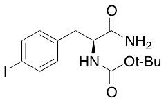 tert-Butyl [(S)-1-amino-3-(4-iodophenyl)-1-oxopropan-2-yl]carbamate