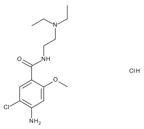 Metoclopramide hydrochloride - CAS No. 7232-21-5 Metoclopramide hydrochloride