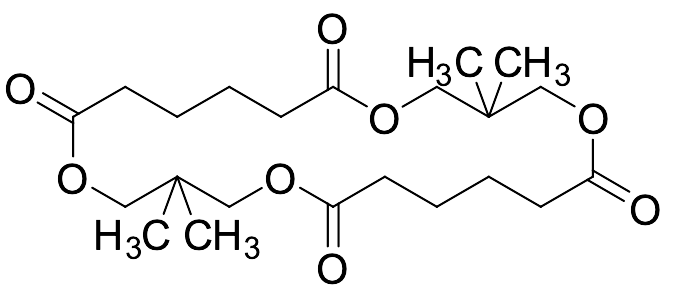 1,5,12,16-Tetraoxacyclodocosane-6,11,17,22-tetrone, 3,3,14,14-tetramethyl- (8CI)