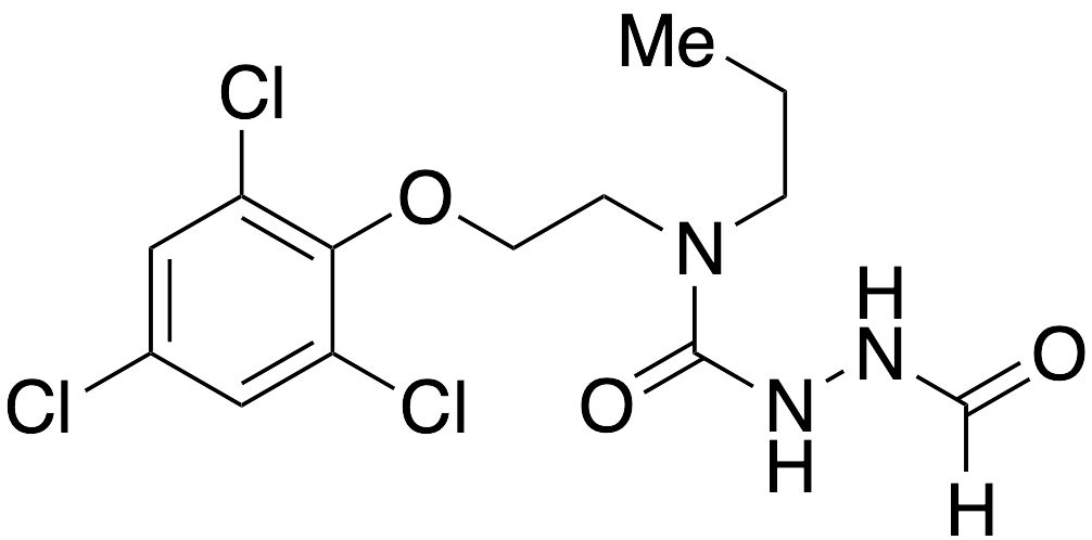 2-Formyl-N-propyl-N-[2-(2,4,6-trichlorophenoxy)ethyl]-hydrazinecarboxamide