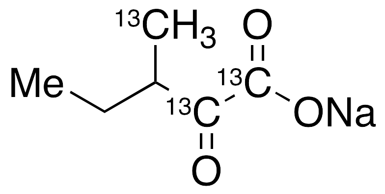 3-Methyl-2-oxovaleric Acid-13C3 Sodium Salt