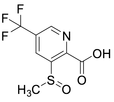 3-(Methylsulfinyl)-5-(trifluoromethyl)picolinic Acid