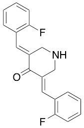 3,5-Bis[(2-fluorophenyl)methylene]-4-piperidinone