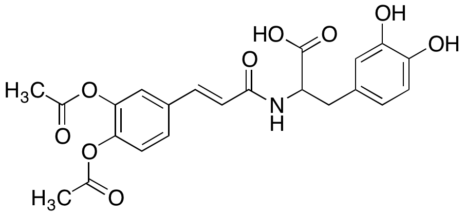 N-[3",4"-Diacetoxy-(E)-cinnamoyl]-3-hydroxy-L-tyrosine