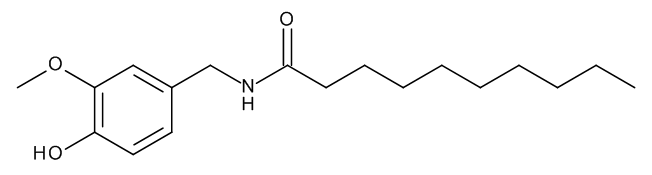 N-[(4-Hydroxy-3-methoxyphenyl)methyl]-decanamide (N-Vanillyldecanamide) (MM1033.03)