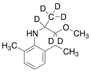 2-​Ethyl-​N-​(2-​methoxy-​1-​methylethyl)​-​6-​methyl-benzenamine-d6 (Major)