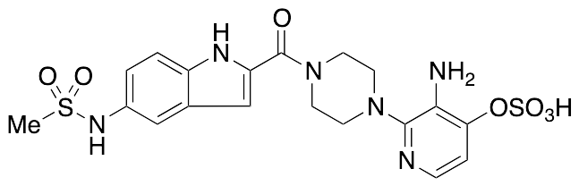 4’-Hydroxy N-Desisopropyl Delavirdine 4’-O-Sulfate