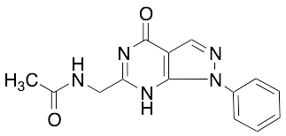 N-((4-Oxo-1-phenyl-4,7-dihydro-1H-pyrazolo[3,4-d]pyrimidin-6-yl)methyl)acetamide