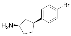 (1R,3S)-3-(4-Bromophenyl)cyclopentanamine