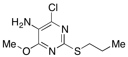 4-Chloro-6-methoxy-2-(propylthio)-5-pyrimidinamine