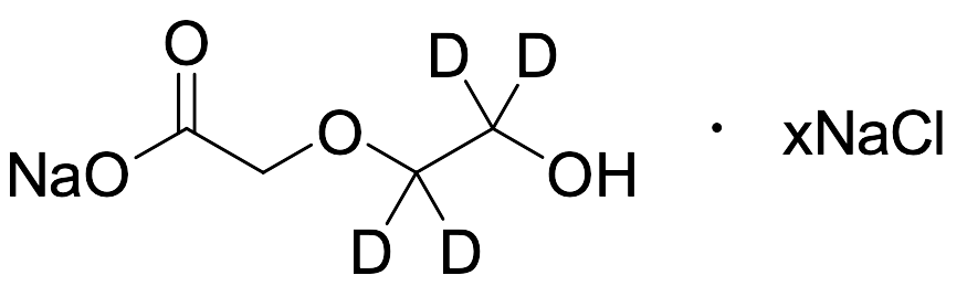 Sodium beta-Hydroxyethoxyacetate-d4 Sodium Chloride Salt