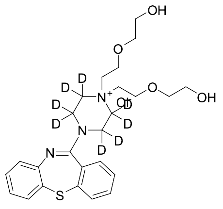 Quetiapine N-Ethoxyethanol Chloride-D8
