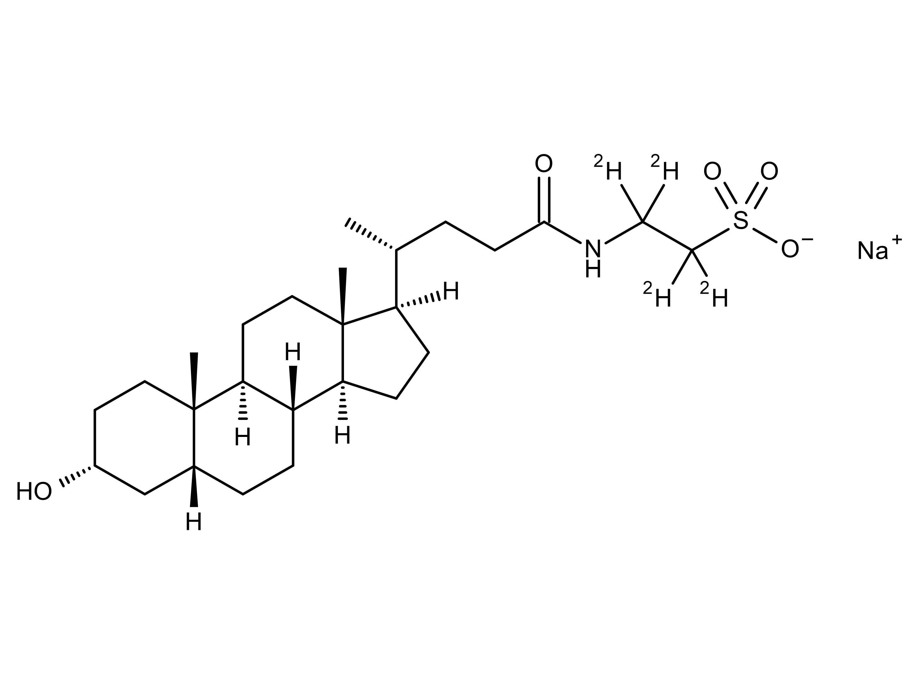 Tauro-d4-lithocholic Acid Sodium Salt