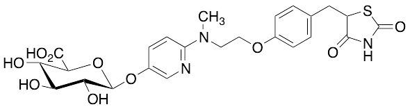 5-Hydroxy Rosiglitazone Beta-D-Glucuronide (mixture of diastereomers)
