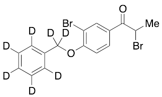 1-(4-(Benzyloxy)-3-bromophenyl)-2-bromopropan-1-one-d7