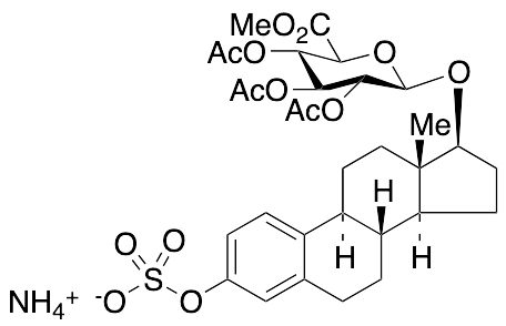 17Beta-Estradiol 3-Sulfate 17-(2,3,4-Tri-O-acetyl-Beta-D-glucuronide Methyl Ester) Ammonium Salt