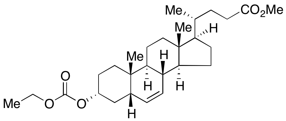 (3Alpha,5Beta)-3-[(Ethoxycarbonyl)oxy]chol-6-en-24-oic Acid Methyl Ester