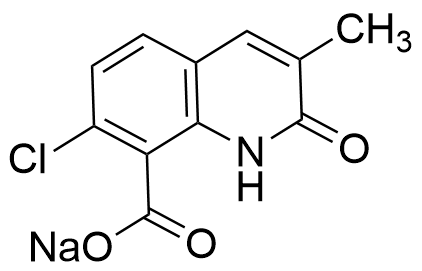 7-Chloro-1,2-dihydro-3-methyl-2-oxo-8-quinolinecarboxylic Acid Sodium