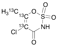 5-Chloro Acesulfame-13C3
