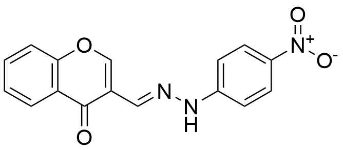 4-Oxo-4H-1-benzopyran-3-carboxaldehyde 3-[2-(4-Nitrophenyl)hydrazone]
