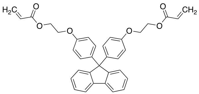 9,9-Bis(4-acryloyloxyethoxyphenyl)fluorene (Mixture with ortho-Phenylphenoxyethyl Acrylate)