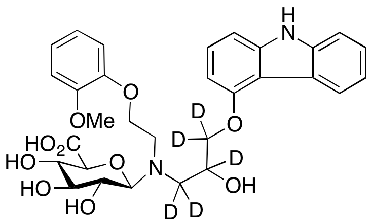 Carvedilol-d5 N’-beta-D-Glucuronide