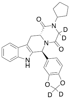N-Desmethyl-N-cyclopentyl cis-ent-Tadalafil-D4