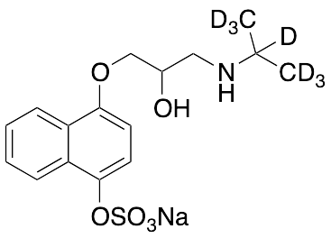 rac 4-Sulfoxy Propranolol-d7 Sodium Salt