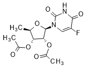 2′,3′-Di-O-acetyl-5′-deoxy-5-fluorouridine