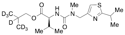 N-[[N-Methyl-N-[(2-isopropyl]-4-thiazolyl)methyl)amino]carbonyl-L-valine Carboxylic Acid Isobutyl Alcohol Ester-d7