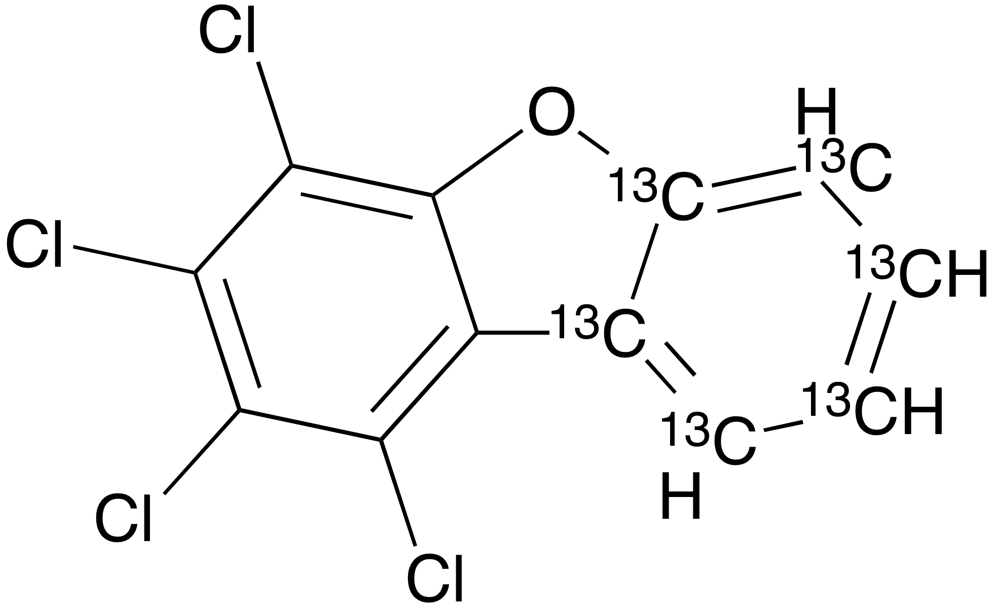 1,2,3,4-Tetrachlorodibenzofuran-13C6