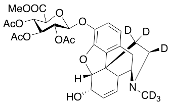 Morphine 3-(Tri-O-acetyl-beta-D-glucuronide) Methyl Ester-d6