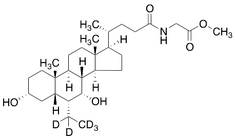 Methyl N-2-(6-Ethylchenodeoxycholamido-d5)acetate