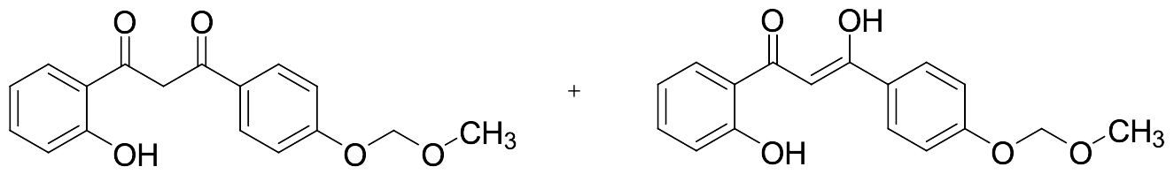 1-(2-Hydroxyphenyl)-3-[4-(methoxymethoxy)phenyl]-1,3-propanedione and 3-Hydroxy-1-(2-hydroxyphenyl)-3-[4-(methoxymethoxy)phenyl]-2-propen-1-one (Mixture of Tautomers)