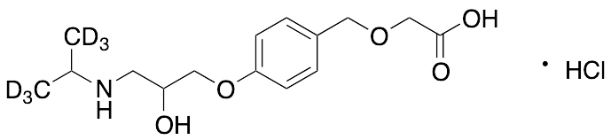 O-(Desispropyl)bisoprolo Acid Hydrochloride-D6