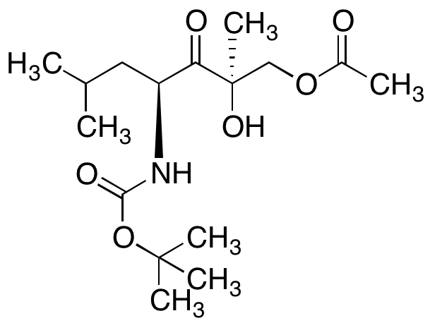 (2R,4S)-4-((t-Butoxycarbonyl)amino)-2-hydroxy-2,6-dimethyl-3-oxoheptyl Acetate