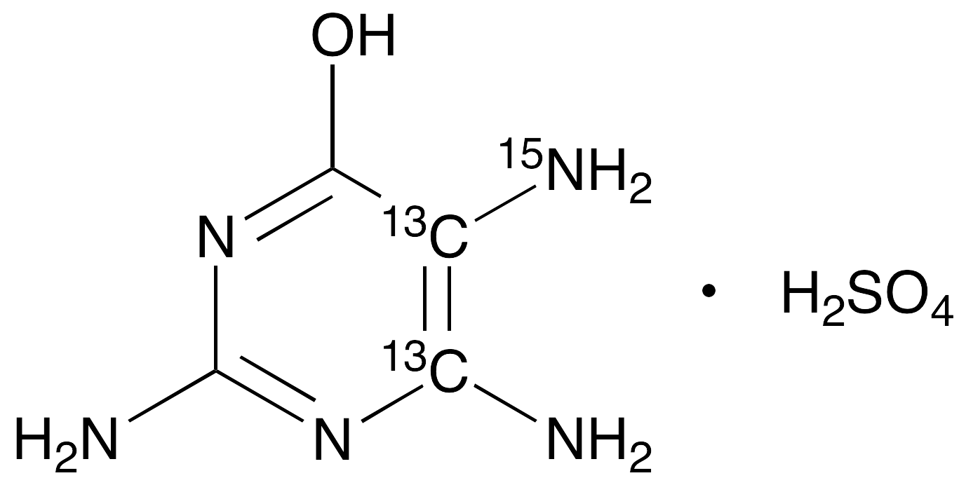 6-Hydroxy-2,4,5-triaminopyrimidine-13C2,15N, Sulfate