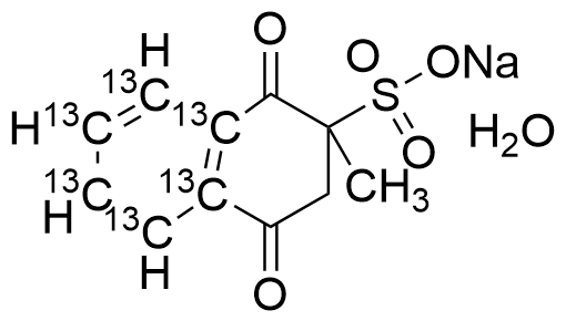 Menadione sodium bisulfite hydrate-13C6 