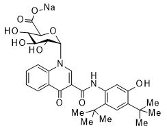 Ivacaftor N-Glucuronide Sodium