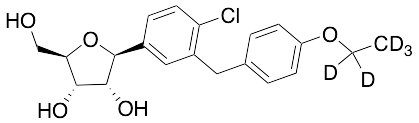 (2S,3R,4S,5R)-2-(4-Chloro-3-(4-ethoxybenzyl)phenyl)-5-(hydroxymethyl)tetrahydrofuran-3,4-diol-d5