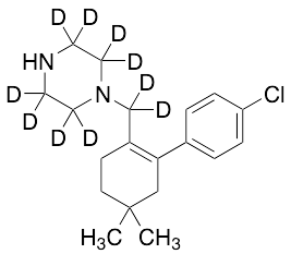 1-{[2-(4-Chlorophenyl)-4,4-dimethylcyclohex-1-en-1-yl]methyl}piperazine-d10
