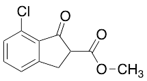 7-Chloro-2,3-dihydro-1-oxo-1H-indene-2-carboxylic Acid Methyl Ester