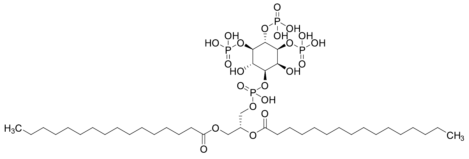 (2R)-3-(((((1S,2S,3R,4S,5S,6S)-2,6-Dihydroxy-3,4,5-tris(phosphonooxy)cyclohexyl)oxy)(hydroxy)phosphoryl)oxy)propane-1,2-diyl dipalmitate