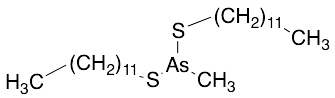 Bis(dodecylsulfanyl)-methylarsane