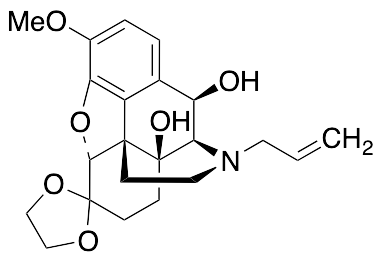(5Alpha,10Beta)-4,5-Epoxy-10,14-dihydroxy-3-methoxy-17-(2-propen-1-yl)-morphinan-6-one Cyclic 1,2-Ethanediyl Acetal